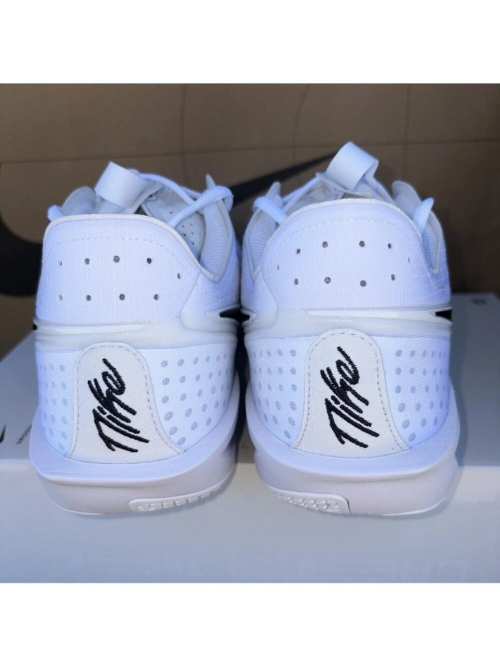 NEW Nike GT Cut 3 TB P ‘White Black’ Basketball IH5097 100 Men Size 10 - Picture 5 of 7